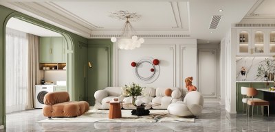 法式客餐厅3D模型下载